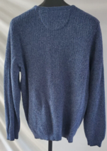 NWT Joseph Abboud Blue Merino Wool &amp; Cotton Sweater Mens Size XL - £19.66 GBP