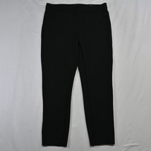 J.CREW Large Black Ponte All Day G9389 Pixie Stretch Womens Dress Pants - £28.03 GBP