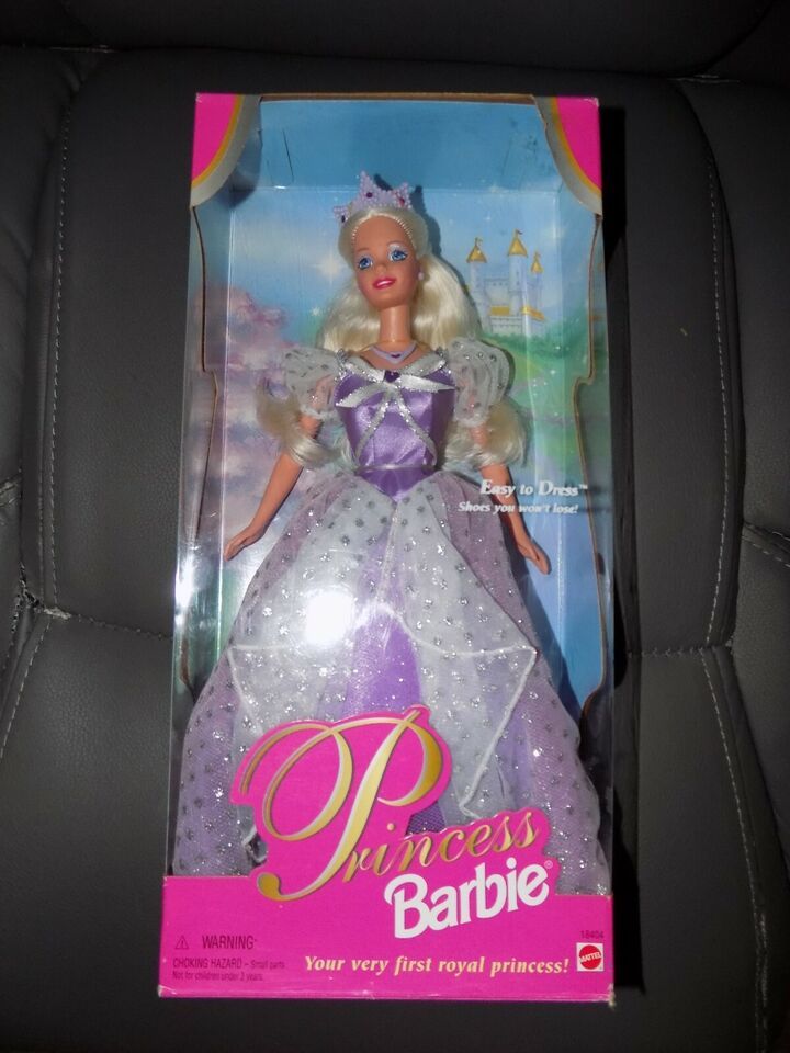 Primary image for Barbie Royal Princess Purple Silver Dress Ball Gown Mattel 1997 NEW