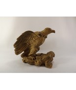 LARGE MID-CENTURY Universal Chalkware or Plaster EAGLE STATUE dated 1958 - £7.80 GBP