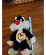 Vtg  1971 SYLVESTER Warner Bros Mighty Star Plush Looney Tunes 15 Inch - $753.77 MXN
