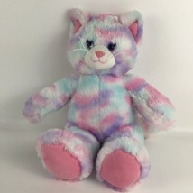 Build A Bear Pastel Swirl Sherbet Kitty Cat 14&quot; Plush Stuffed Animal Toy BAB - £23.77 GBP