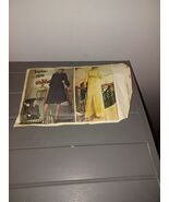 VOGUE PATTERNS 2610 Size 8 Sewing Pattern Cut 1970s Dress Button Front Top - $330.72 MXN