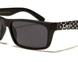 Dweebzilla Slim Black Rectangular White Skull Wrap Sunglasses (Matte Bla... - £8.47 GBP