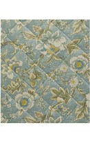 Jacobean Furniture (Chair) Cover Sage Floral Quilt Stitched Design 75.5&quot;L x 65&quot;W - £6.76 GBP