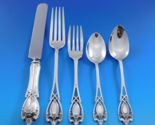 Monticello by Lunt Sterling Silver Flatware Set For 12 Service 60 Pieces - £2,765.81 GBP