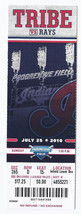 2010 Rays @ Indians Full Unused Ticket July 25th Progressive Field - £7.56 GBP