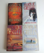 Lot of 4 Andrew M Greeley Paperback Romance &amp; Mystery Novels - $16.82