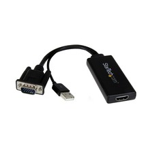 StarTech.com VGA to HDMI Adapter with USB Audio - VGA to HDMI Converter for Your - $72.29