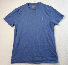 Polo Ralph Lauren T Shirt Mens Small Faded Blue 100% Cotton Short Sleeve Logo - £8.64 GBP