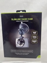 Itek 615690 Slimline Dash Cam Audio &amp; Video Recorder Camera LCD Wide Night Mode - £10.19 GBP