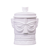 Sanxingdui Golden Mask Scented Candle Plaster Cup - £19.37 GBP