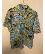 VINTAGE WAIKIKI HOLIDAY HAWAIIAN SHIRT DOUBLE POCKET men&#39;s Medium - $120.50 CAD