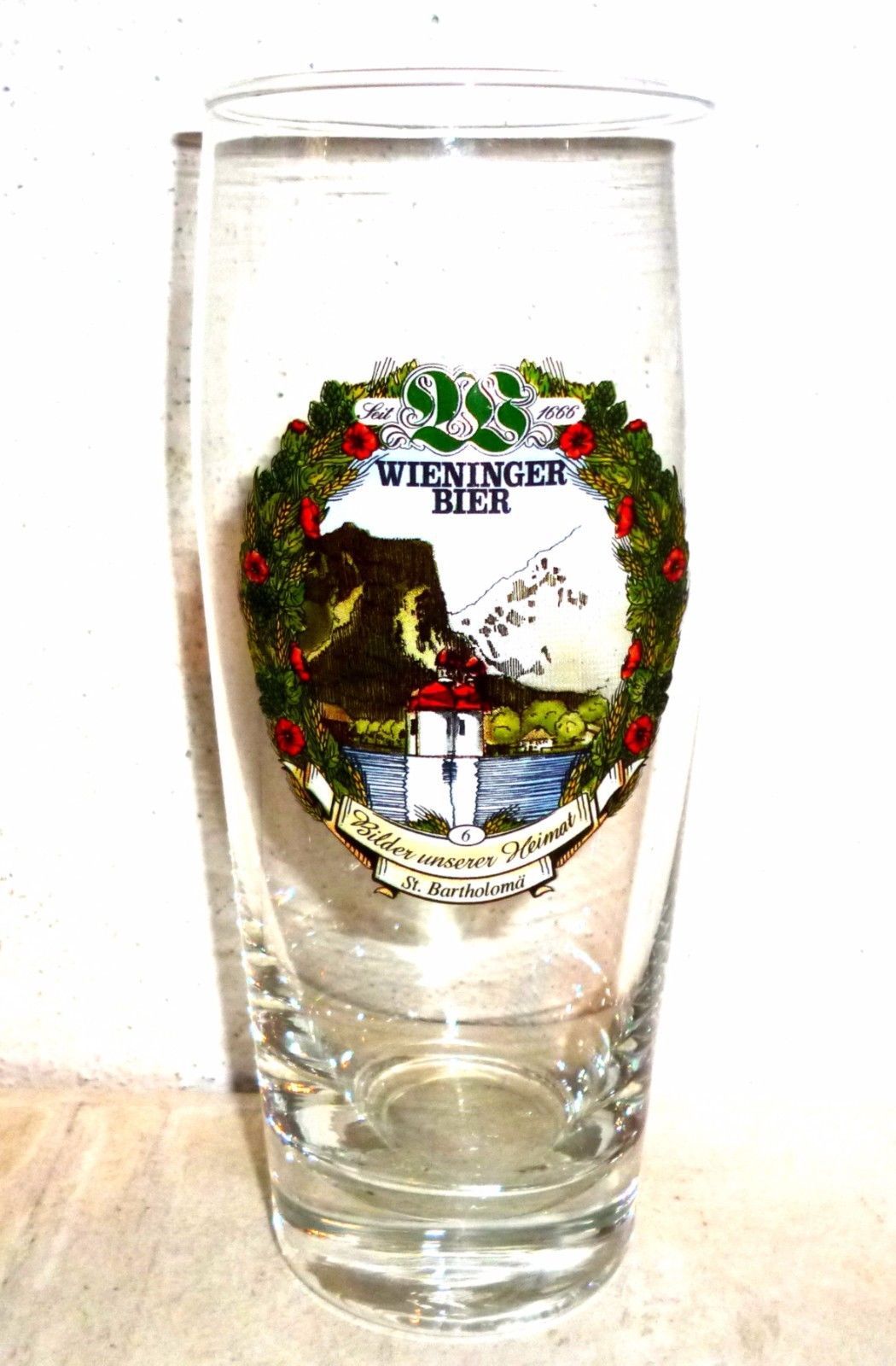 Wieninger Teisendorf Konigssee Berchtesgaden 0.5L German Beer Glass - $9.50