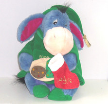 Disney Store Eeyore Plush Christmas Elf Stocking Toy Winnie Pooh Winter ... - £38.64 GBP