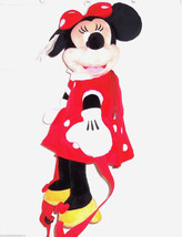 Disney Minnie Mouse Plush Backpack Kids Red Polka Dot Dress Theme Parks New - $59.95