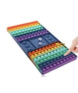 Rainbow Pop It Sensory Fidget Board Game, Large Size - New - £7.78 GBP