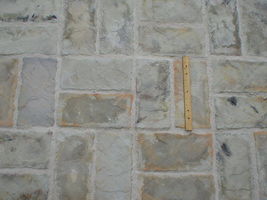 CS-0612-10 Castle Stone Molds (10) to Make 6"x12"x1.5" Cobblestones Pavers Tile  image 2