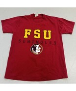 Vintage FSU Florida State Red Oak T-shirt Mens Sz Large Short Sleeve Sem... - $24.74