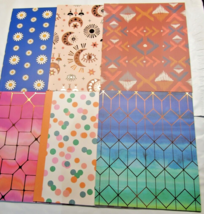 Lot of 6 RAMDOM Designs No Words 2-Pocket Paper Folder for 8.5″X11″ by T... - $7.85