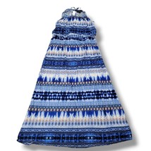 Rouge Collection Dress Size 1X Maxi Dress Sleeveless Southwest Aztec Pattern EUC - £24.88 GBP