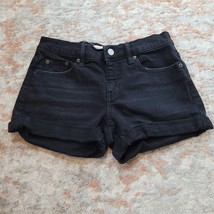 Gap 1969 Black Short Denim Shorts - Size 25 - £15.90 GBP