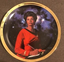 STAR TREK UHURA 25th ANNIVERSARY HAMILTON COLLECTOR PLATE NIB - £69.31 GBP