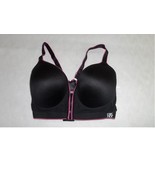 DKNY Fusion Energy Wirefree Sports Bra 856001 BLACK PUNCH PINK 32D 34DD ... - £12.62 GBP+