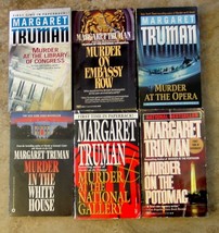 6 Margaret Truman Mystery Murder On Embassy Row-Potomac-White House + - £23.59 GBP