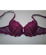 Chantelle 3082 Rive Gauche Push Up Underwire Bra Pink, Fuchsia 32C MSRP $82 - £25.11 GBP