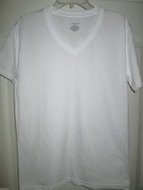 Nordstrom Solid V-Neck Short Sleeve Supima Cotton Men’s T-Shirt White S - £6.03 GBP