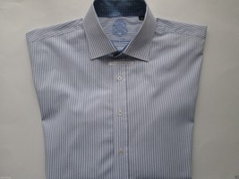 English Laundry by Christopher Wicks Stripes Spread Men’s Dress Shirt 17.5 | 35  - £25.51 GBP