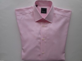 David Donahue Solid Spread Pin-Point Men’s Dress Shirt Pink 16 | 35 MSRP$135 U84 - £41.29 GBP