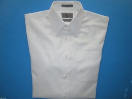 John W. Nordstrom Tailored French Pointed Twilled Men Dress Shirt White 15 | 33 - £23.55 GBP