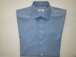 ETON Contemporary Spread Mixed Texture Men Dress Shirt Blue 16.5-16.75 | 36 $265 - £60.81 GBP