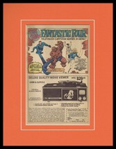 1979 Fantastic Four Cartoon NBC Framed 11x14 ORIGINAL Vintage Advertisement - £35.02 GBP