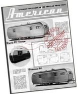 1950s American Coach Co TRAVEL Trailer CATALOG Models brochure Canned Ha... - £24.55 GBP