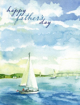 Greeting Card &quot;Sailing&quot; Themed Happy Father&#39;s Day Card - £2.31 GBP