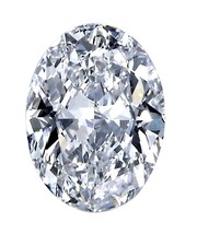 Moissanite Oval Shape Forever One Loose VVS1 D-E-F Color Excellent Cut - £71.04 GBP