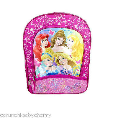 Disney Princess Backpack Ariel Cinderella Belle Aurora Rapunzel  - $19.95