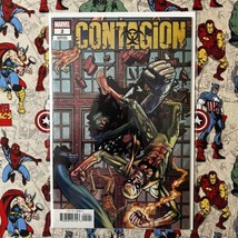 Contagion Ryan Browne Variant Lot of 4 2019 Marvel Comics Power Man Iron... - £14.33 GBP