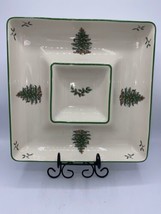 1-Piece Square Chip and Dip Christmas Tree (Green Trim) by SPODE 12 1/4 in - $24.74