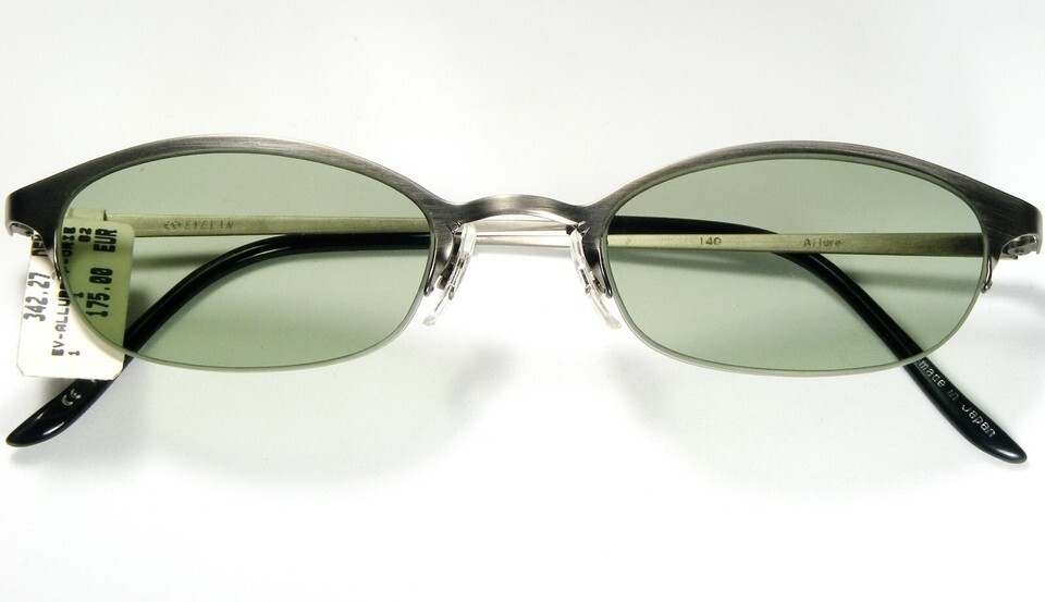 EYEVAN Allure P Peltre Gafas de Sol Con / Verde Claro Lente 47-20-140mm Japón Item image 3