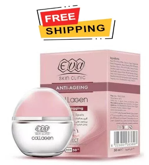 1 Packs Eva Skin Clinic Collagen Anti-Sagging Moisturizing Anti-Age 50+/... - $66.97 CAD