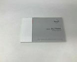 2007 Nissan Altima Owners Manual Handbook OEM K01B34008 - $14.84