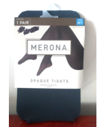 Merona Size M/T 5’5”-5’11” 130-175 lbs Opaque Grey Gray Tights ~ NEW - $7.91