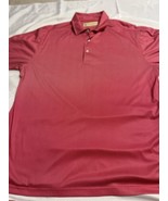 Donald Ross Polo Shirt Mens Large Pink Short Sleeve Golf Lightweight Casual - $257.63 MXN