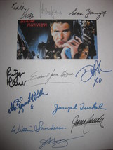 Blade Runner Signed Film Movie Screenplay Script X11 Autograph Harrison Ford Sea - $19.99