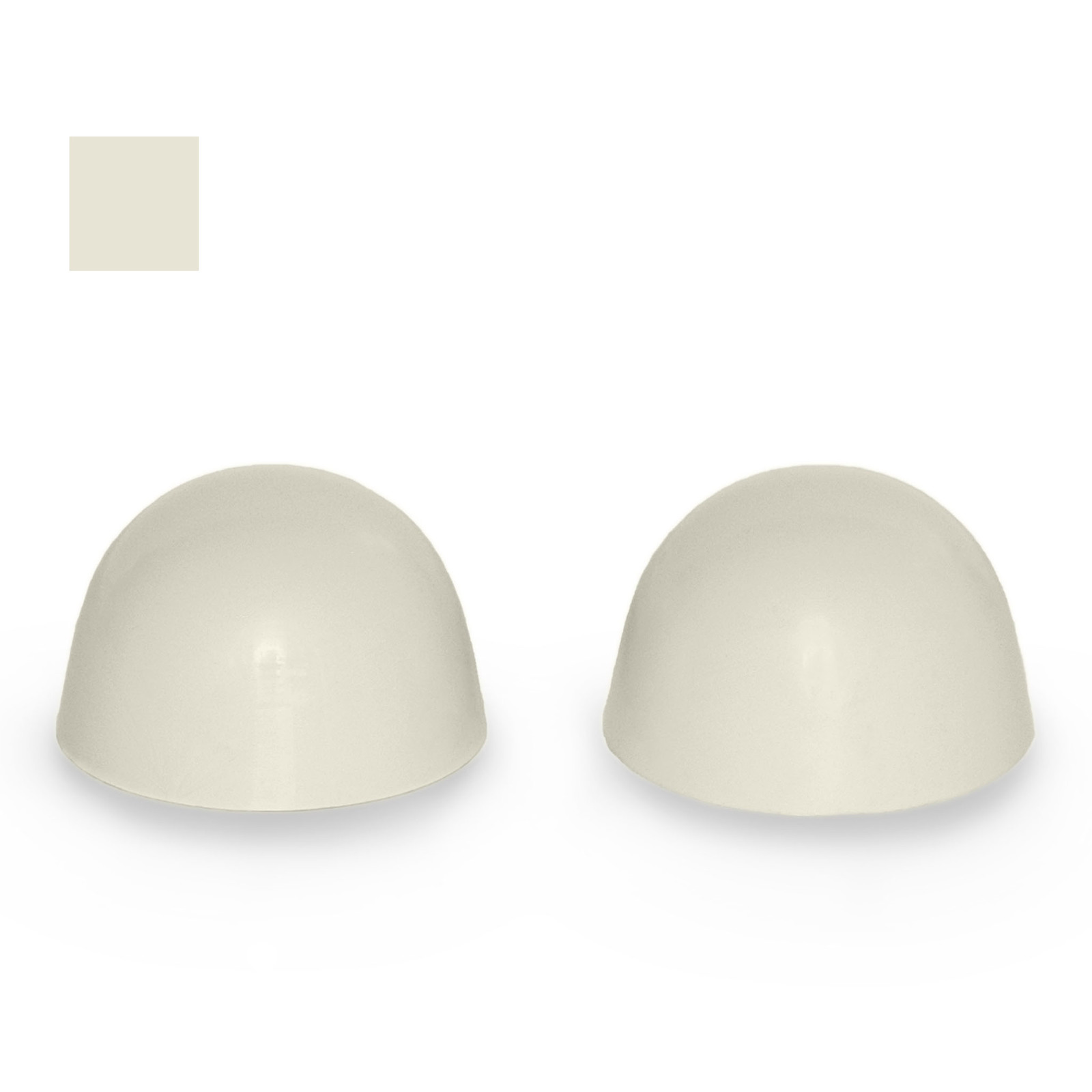 Eljer Color Replacement Plastic Toilet Bolt Caps - Set of 2 - Biscuit - $15.64