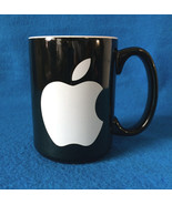 Apple Computer Logo Two Tone Black White Porcelain Mug  RARE - €25,60 EUR